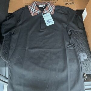 Black Men’s Burberry Polo size M